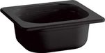 APS Melamine gn 1/6 container "Ecoline", zwart, 65 mm diep, set van 2 stuks