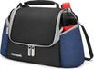 Kato Tirrinia Sac isotherme pour femmes et hommes, sac d'isolation, sac de pique-nique, avec 2 compartiments, fermeture éclair, noir-gris