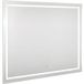 Miroir de salle de bain rectangulaire avec éclairage LED et miroir chauffant en option, 1200 x 900 mm avec miroir chauffant - 79W
