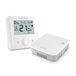 Avidsen HomeFlow, Slimme Thermostaat Bedraad WiFi, Voor CV-Ketel Gas en Hout, Programmeerbaar, Precisie 0.5°C, Geen Abonnement, Alexa en Google Home, Energiebesparing, Smartphone App, Wit