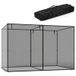 Coast Tente pour plantes - Armature métallique - Filet anti-insectes - Avec sac de transport - 310 x 200 x 200 cm - Noir