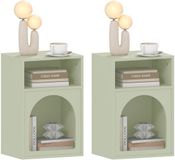 Homcom Nachtkastje MDF 40x30x60cm Groen