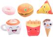 Johntoy Pluche Fastfood Knuffels Set van 2