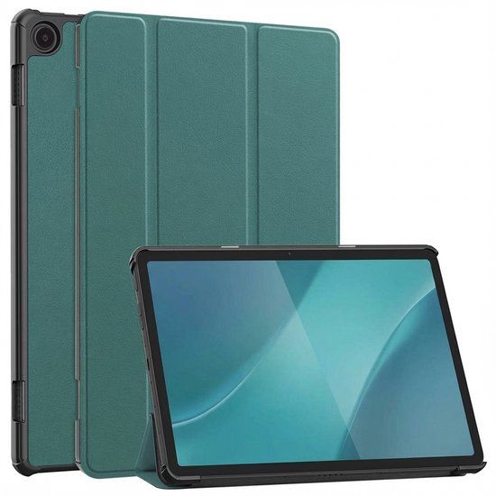 imoshion Tablet Hoes - Geschikt voor Amazon Fire Max 11 - Trifold Bookcase - Donkergroen