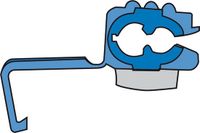 Carpoint Kabelverbinders 1560 blauw blister 5-stuks