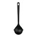 Grunwerg Greenworks soeplepel, gerecycled PET, 35,5 cm, zwart