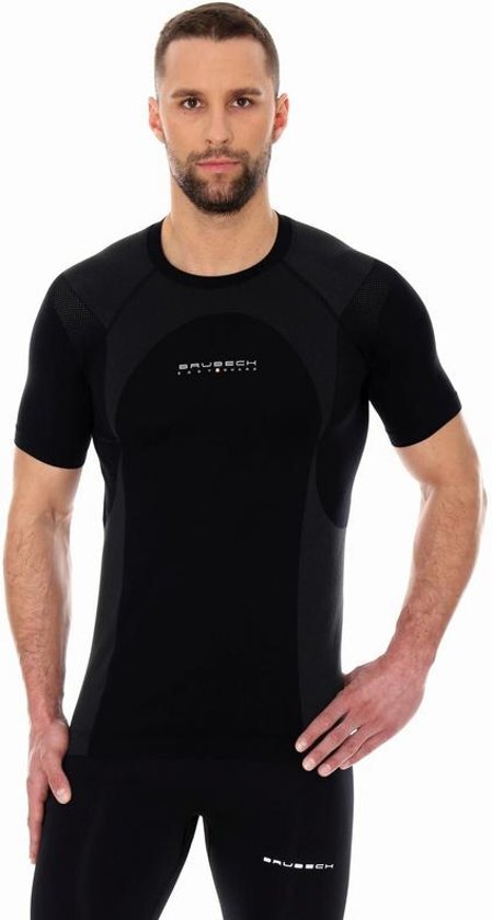 Brubeck Dynamic Outdoor T-Shirt - Heren - Zwart - L
