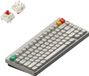 NuPhy Node 75 Clavier mécanique sans fil, profil haut, disposition QWERTY (États-Unis) / Lunar White / Red Max