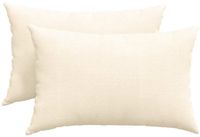 vidaXL Zitkussens 2 stuks Crème 60 x 40 cm Corduroy stof