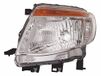 TarosTrade 37-3151-L-76189 koplamp, handmatig/elektrisch, chroom links