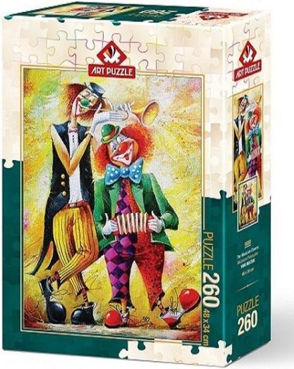 Art Puzzle The musician clowns puzzel