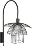 Forestier Papillon Lampe murale Noir