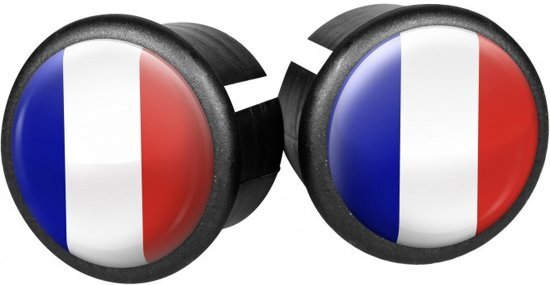 Velox Stuurdoppen Frankrijk 20 Mm Groen/wit/rood