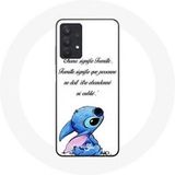 Samsung Galaxy A32 4G hoesje Lilo en Stitch Ohana Citation Wit