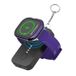 Chargeur portable 1200mAh Mini banque d'alimentation magnétique sans fil avec porte-clés pour iWatch Series - Noir