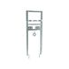 Fischer 4842 Hangende sanitaire frames, grijs