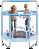 VEVOR Mini Trampoline Kinder Indoor Training Rebounder met Net 147cm Outdoor