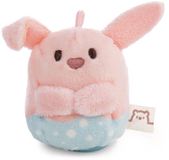 NICI Mymochi Knuffeldier haas Pibu met stippen, 5 cm, Rose