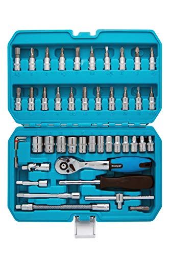Blue Spot Tools 01530 46-delige Chroom Vanadium Socket Set