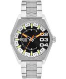 Diesel Scraper DZ2172 Horloge - Staal - Zilverkleurig - Ø 43 mm