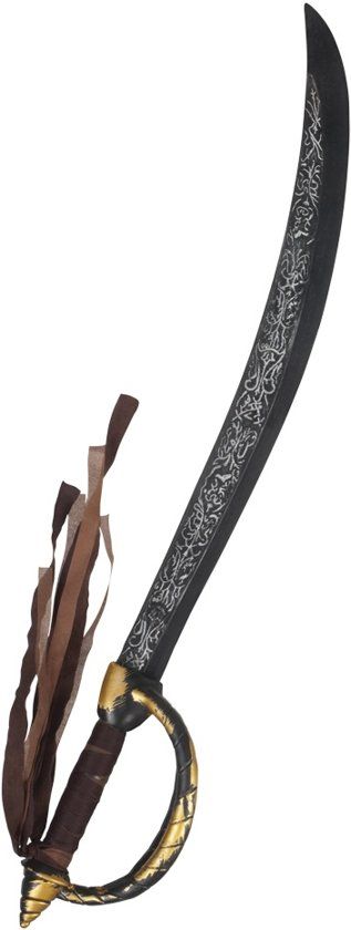 Boland Piratenzwaard Zwart/bruin 68 Cm