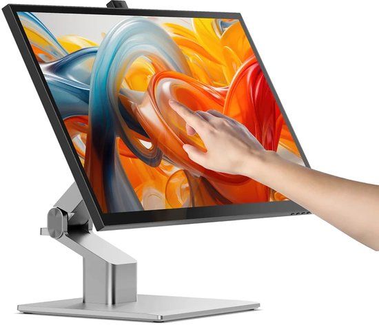 Alogic Clarity Fold Touch 27 Monitor (UHD 4K) – 10-Punts Multitouch Functie – 100% sRGB, 99% Adobe RGB Kleurruimte dekking – Compatibel met Windows, macOS - Grijs