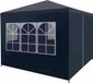 vidaXL Tente de réception - 3x3 m - Bleu