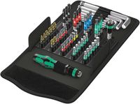 Merkloos Wera Kraftform Compact 100 gereedschapset - 52-delig, in textielkoffer