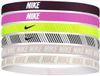 Nike Accessories Flex Classic Printed Hoofdband 6 Eenheden Veelkleurig