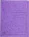 Exacompta 25x Snelhechtmap in glanskarton 355g - A4 - Purper - 39998E