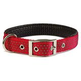 Arquivet Nylon Collar, Smooth, 25 x 53 cm, Red