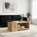 Maison Exclusive - Table basse, chêne artisanal, 90 x 50 x 33 cm, fibre de bois