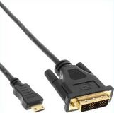 Inline 17472P - Zwart - 2m Kabel - Plug & Play