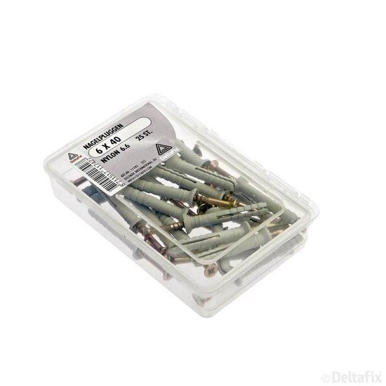 Deltafix Nagelpluggen 6 x 40 Nylon 6.6