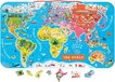 Janod J05504 - Puzzle Monde Magnétique - Version anglaise (bois)