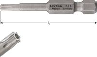 Rotec PRO Krachtbit T 10 L=50, E6.3, tamper-resist., BASIC (vpe 2)