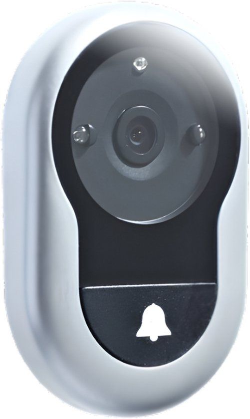 Yale Digitale Deurspion - DDV4500 - Zwart/Zilver - Met Opnamefunctie - 4 inch Display