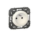 LEGRAND - Prise Electrique Murale 16A avec Terre dooxie EasyRéno - Prise 2P + T Faible Profondeur - Fabriqué En France - Blanc