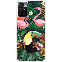 Redmi Bedrukt siliconen hoesje compatibel met Redmi 10 Tropical Toucan