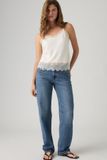Levi's jean droit bas - Femme - 25X29 - Délavage moyen / Real Recognize Real