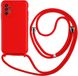 COOL Accesorios Back Cover Rood TPU voor Samsung Galaxy A53 5G met Koord