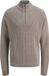 JACK&JONES - JJKAITO KNIT HALF ZIP BF - Heren - Gebreide truien - L - Atmosphere