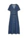 VERO MODA Jurk 'VMJanina' blauw denim