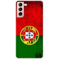 Samsung Galaxy S21 Plus Portugese vlag siliconen hoesje