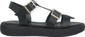Wonders Luz Dames Sandaal Zwart Leer Maat 36