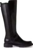 Tamaris - Dames - Enkellaarzen - Leer - Zwart - Maat 42