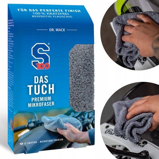 Microfibre Dr. O.K. Wack Chemie GmbH S100 Microvezeldoek Premium - Motor & Helm