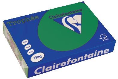 Clairefontaine Trophée Intens A4 dennengroen 120 g 250 vel