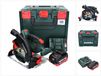Metabo KS 18 LTX 57 accu-handcirkelzaag 18 V 165 mm + 1x accu 8,0 Ah + lader + metaBOX