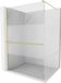 Mexen Kioto+ paroi de douche avec étagère Walk-in 80 x 200 cm, transparent/frost, or brossé